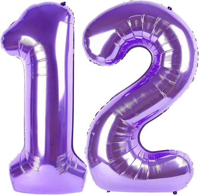 Numbers 10 Balloon 40Inch Purple Balloons by Argthjy