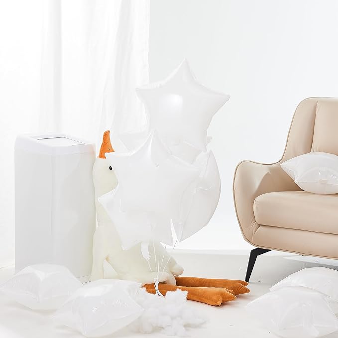 white Star Shape Foil Balloon - Image 2