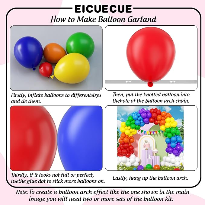 Rainbow Balloon Arch Kit - Image 3