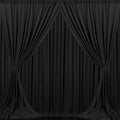 6 Panels Black Backdrop Curtain by MEETSKY