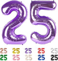 25 Balloon Numbers 40Inch for 25th Men Women Birthday Decorations, Inflation by Mluchee