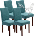 Waterproof Dining Chair Covers Set of 4 Parsons Chair Slipcovers | Double by Genina