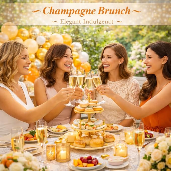Metallic Gold Latex Balloons 100 Pack, 12 Inch Round Shiny Chrome Gold Helium - Image 2