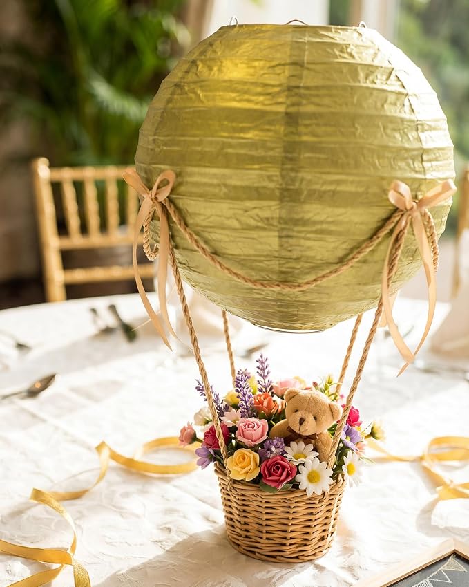 Treela 48 Pcs Paper Lanterns Party Decorations Chinese Lanterns Round Paper - Image 7