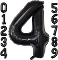 Number Balloons Black Party Balloon by United-UnicornsParty