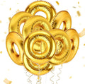 Cartoon Hedgehog Balloon 6pcs Gold Ring Birthday Party Balloon by Lukinuo