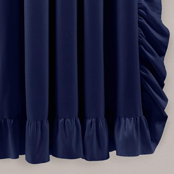 Lush Decor Reyna Ruffle Window Curtain Panel Set, Living room, or Dining Room - Image 4