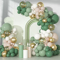 Ouddy Party Sage Green Balloons Arch Garland Kit18 12 10 5 Inch | Different by OuddyParty