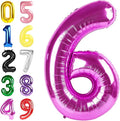 Number Balloons 40 Inch Rose Purple 5 Balloon by Argthjy