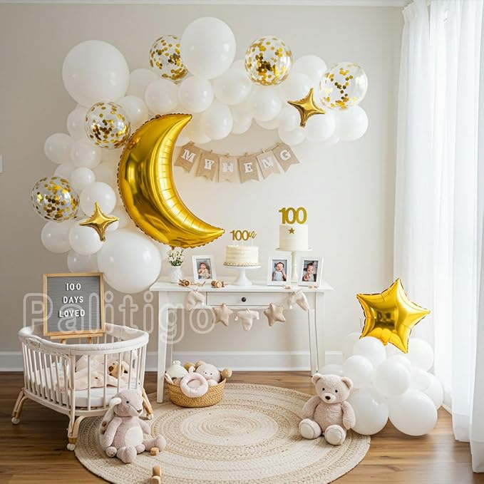 White Balloon Garland Kit - Image 6