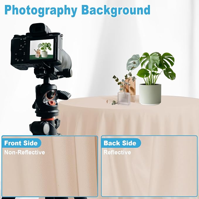 Cream Photography Backdrop for Photoshoot, 10x20 FT | Versatile Studio Photo - Image 5