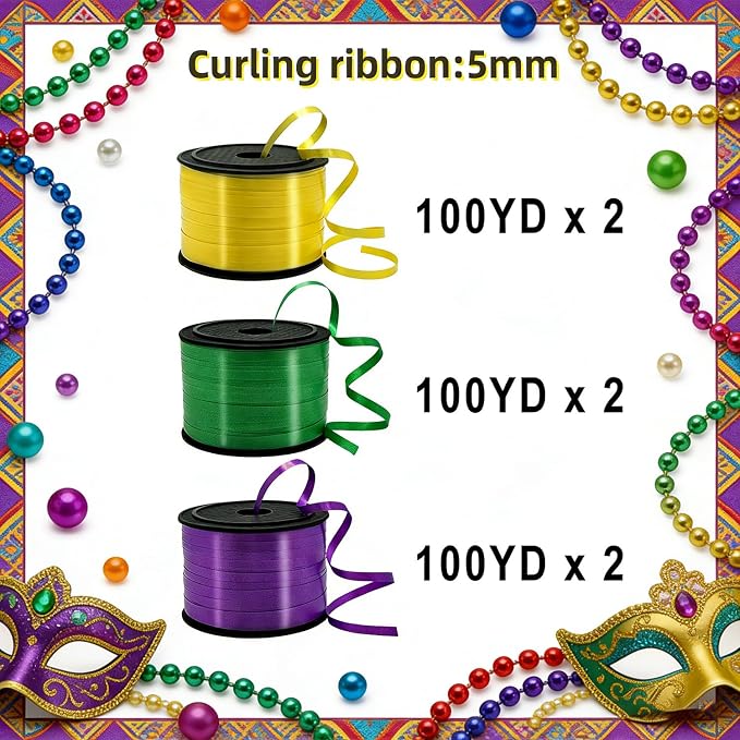Decorative Curly Ribbon for Gift Wrapping, Party Balloon Decoration - Image 2