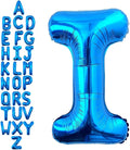 40 Inch Blue Letter I Balloons, DIY Phrase Foil Alphabet Letter I Balloons DIY by LHOAVWE