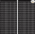 GOER Black Party Backdrop Metallic Tinsel Foil Fringe Curtain Photo Booth Props by GOER