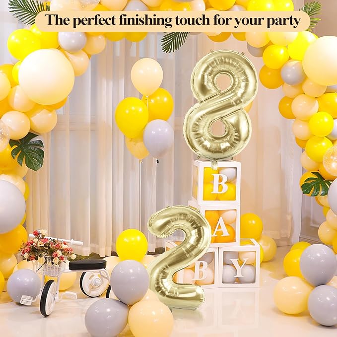 Number 16 Balloons for 16th Birthday Party Decorations, 40 Inch 0-100 - Image 5