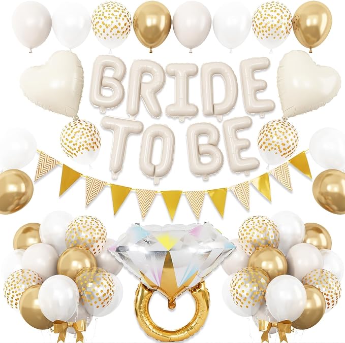 Sand White Bachelorette Party Decorations, Nude White Bride To Be Bridal Shower by Dagelar