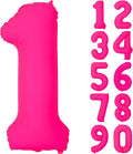 40 in Fluorescent Pink Birthday Balloon Number 1 Pink Fluorescent Number 1 | by Exquisitehighqualitypartydecorationstomeetyoureveryneed%EF%BC%81