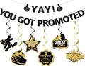 Yay! You Got Promoted Congratulations Banner Congratulations Decorations by Yavxzvbw