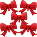 Vuzvuv 5 Pcs Big Red Bow Balloons, 30 Inch Foil Bow Balloon by Vuzvuv