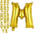 Gold Letter M Balloons, 40 Inch Large Foil Letter Balloons, Custom Phrase by YOTHORN