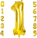 Number 1 Balloons for 1th Birthday Party Decorations, 0-100 Large No.1 Balloons by Joycard