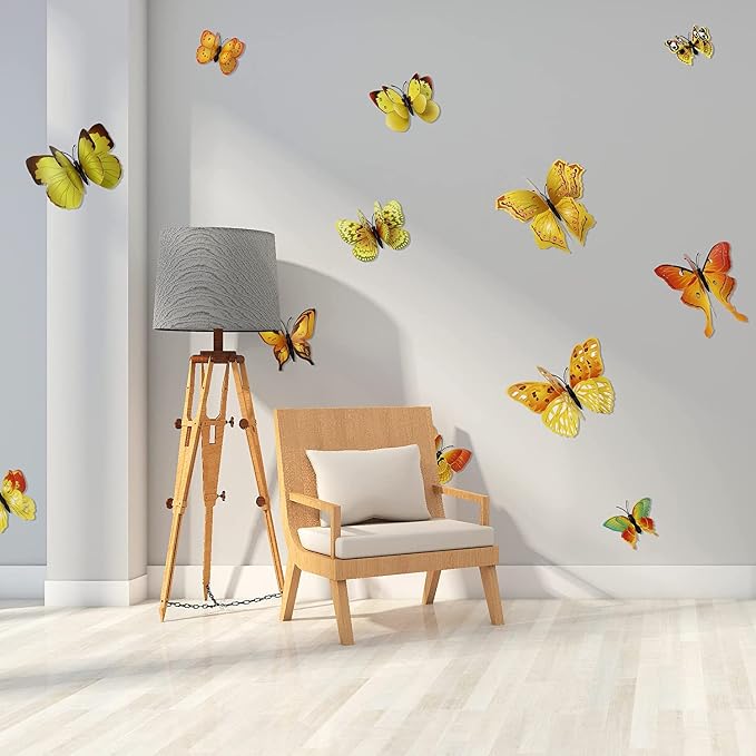 OPSEAM 3D Butterfly Wall Decor Butterfly Decorations Stickers - Image 5