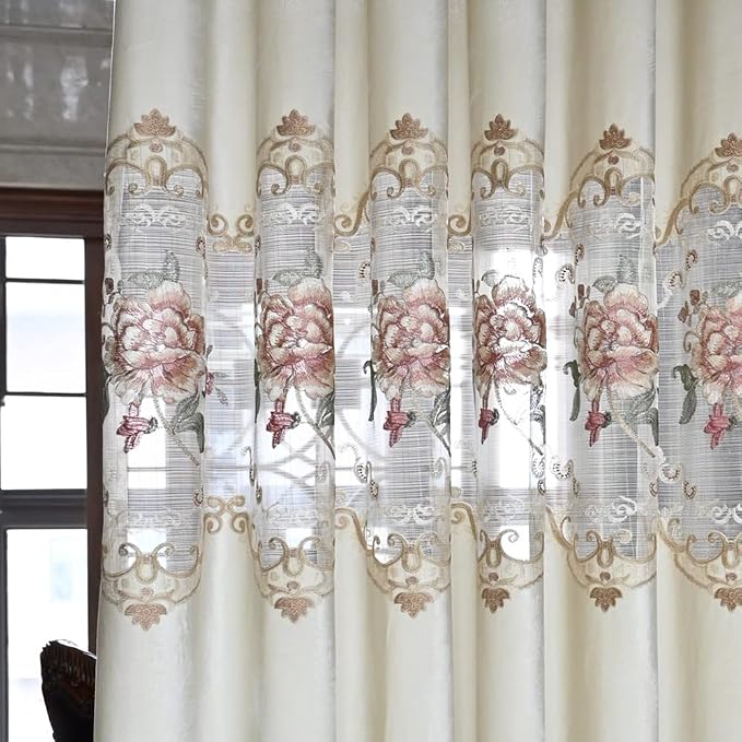 Luxury Embroidered Cloth Curtain - Image 4