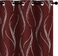 Yakamok Burgundy Blackout Curtains by Yakamok