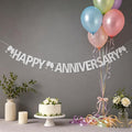 Happy Anniversary Banner, Wedding Anniversary Party Decorations Supplies by Unknown
