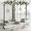 Over The Table Rod Stand with Clamps Black Table Balloon Arch Banner Frame | by ParseBio