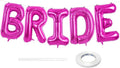 BRIDE Balloons Bachelorette, Hot Pink BRIDE Letter Balloon Bridal Balloons | by BBPOOL