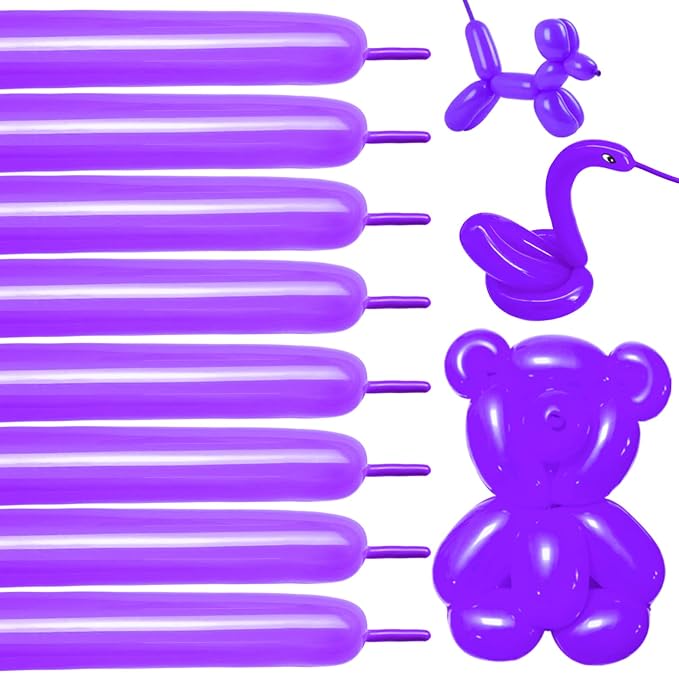 Dark Purple Long Balloons for Garland by KUULBELAballoons