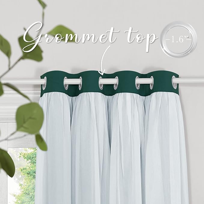 PONY DANCE Blackout Curtains 84 inches Long, 52 by 84 inches | Curtains - Image 3
