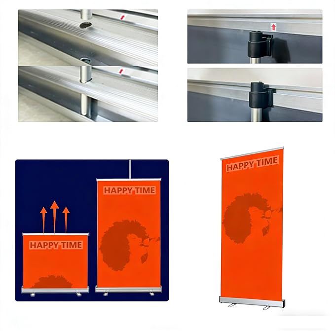 JUST 4 SIGNS CUSTOM Retractable Banner Stand 33.5"x80" MADE IN USA UV Printing - Image 3