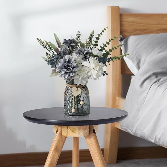 Leftover Fake Flowers in Vase, Faux Flowers in Vase, Table Centerpieces - Image 8