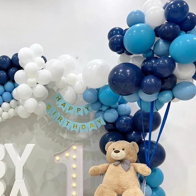 412pcs Navy Blue Balloons Garland Arch Kit 18 12 10 5 Inch Different Sizes - Image 6