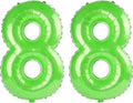 40 Inch Number 88 Balloons for 88th Birthday Party Decorations, 0-100 Fruit by FOBELEC