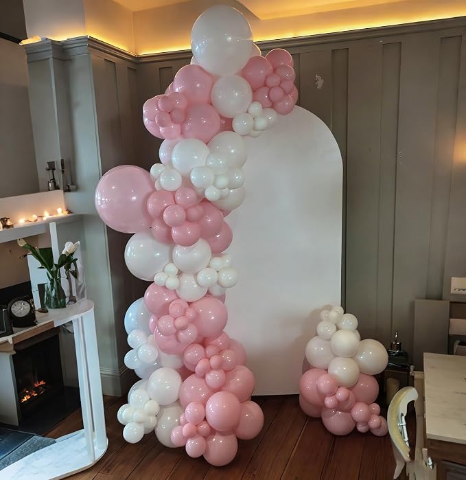Lukiituke Light Pink Balloon Arch Kit, Baby Shower, Birthday Party Decorations - Image 6