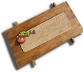 Woven Placemats One Table Runner 36 Inches Long Rattan Placemat Rectangle by CYSISTERS