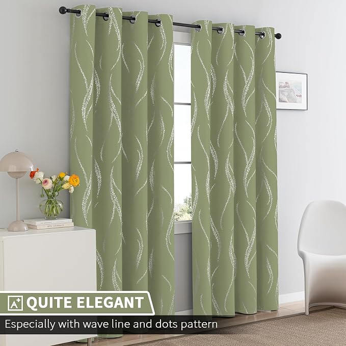 Yakamok Sage Light Blocking Curtains - Image 2