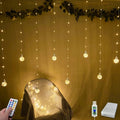 YOLIGHT Wishing Ball Curtain Lights 200 LED Window Curtain String Lights by Yolight