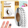 400 PCS 2mm Double Sided Foam Dots 0.4" Foam Round Dots 3D Foam Tape Craft by Unknown