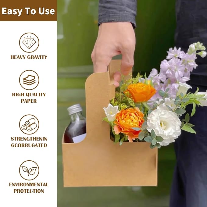 50 Pcs Coffee Drink Carrier - Image 7