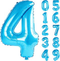 40 Inch Number 4 Balloons for 4th Birthday Party Decorations, 0-100 Jewelry by FOBELEC