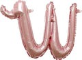 Rose Gold Script Shaped Foil Balloon by AmscanPartySupplies