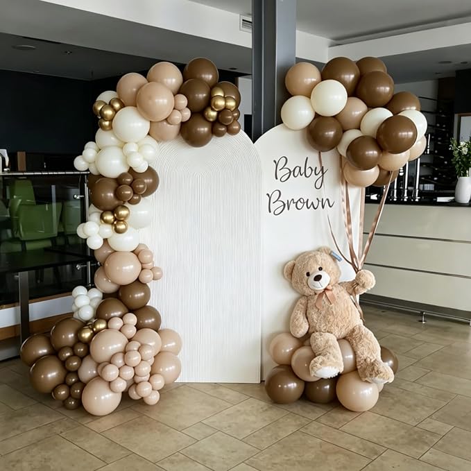 Lukiituke Brown Balloons, Thanksgiving Decorations - Image 4