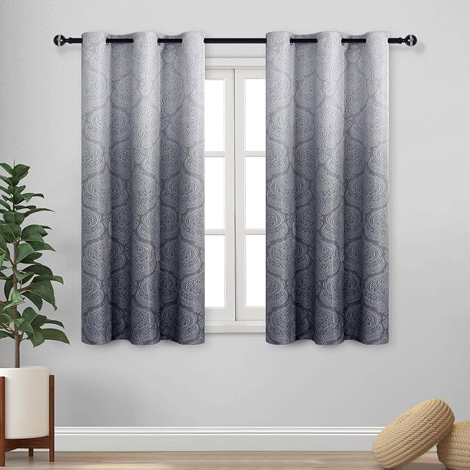 DWCN Ombre Blackout Curtains for Bedroom by DWCN