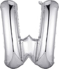Single Aluminum Hanging Foil Film Silver Letter Balloons W 40 Inch | by FFNIU