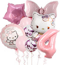 Cartoon Party Balloons, Cute Number 4 Balloon by TiaJaMi