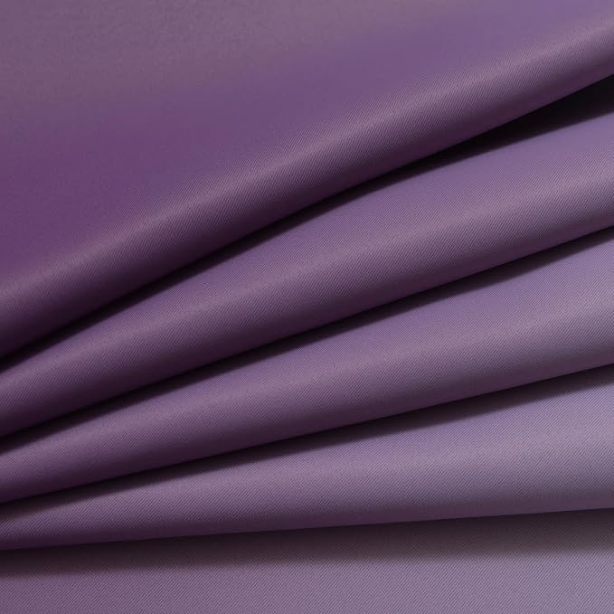 Yakamok Ombre Curtains Purple and Greyish White - Image 8